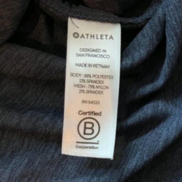 Athleta Uptempo Performance Hoodie Size XS Navy Stretch Athleisure Gym Yoga Run - Picture 4 of 6